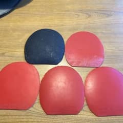 卓球ラバー 5枚セットのサムネイル