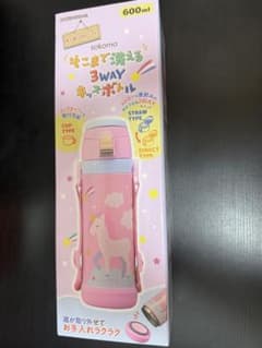 早い者勝ち!水筒　600ml 3way お手入れ簡単! ピンク　ユニコーン