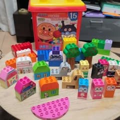☆アンパンマンブロック☆　おまけブロック付きのサムネイル