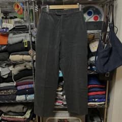 コーデュロイパンツ ダークグレー スラックスのサムネイル