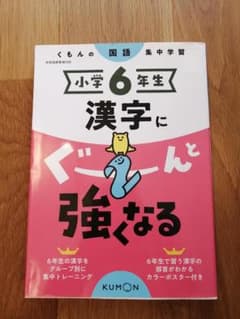 小学6年生 漢字にぐーんと強くなるのサムネイル