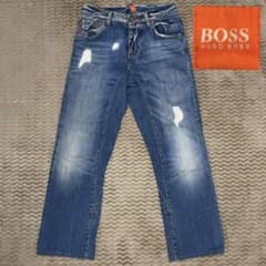 Hugo Boss ダメージ加工デニムパンツ　ボスデニムのサムネイル