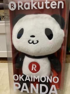 楽天Rakutenお買いものパンダぬいぐるみ完売品ケース入りのサムネイル