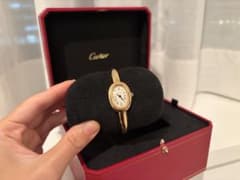 Cartier カルティエ ベニュワール ミニ YG ブレス ウォッチ 15