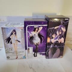新品/未開封　アルベド フィギュアセット ウエディング/エプロン/バニーのサムネイル