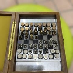 希少 イタリアDal Negroダル・ネグロ社製チェスセット メタル磁石 8 