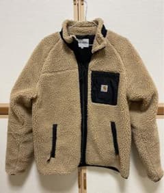 Carhartt ボアフリースジャケット ブルゾン ベージュ Lサイズ 美品のサムネイル