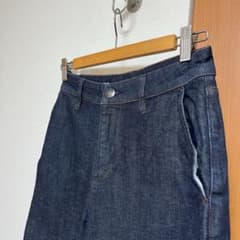 無印良品のデニム　ワイドパンツのサムネイル