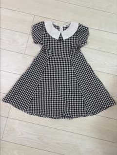 ALGY ギンガムチェック 半袖ワンピース 130cm XXSのサムネイル