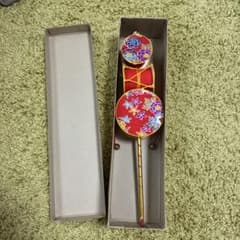 【美品】でんでん太鼓 お宮参り 記念品のサムネイル