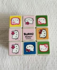 【希少 2000年】 ツクダオリジナル　ハロー キティ ルービックキューブ