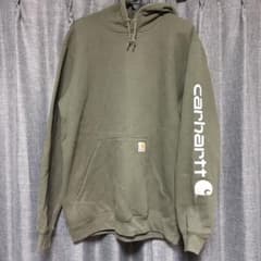 Carhartt オリーブ色 パーカー Mサイズのサムネイル