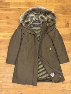WOOLRICH ダウンコート　ロング　ラビットファー　ジャケット 美品・ウールリッチ ダウンコート 3WAY ラビットファー - メルカリ