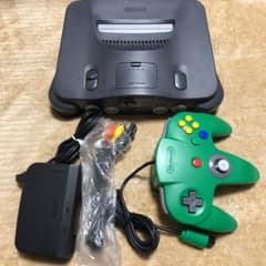 ニンテンドー64 本体 電源 AVケーブル コントローラーセット⑨のサムネイル