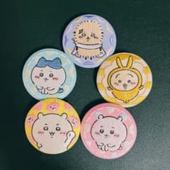 치이카와 자수 캔 배지 5 세트