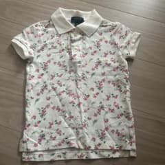 POLO Ralph Lauren 花柄ポロシャツ 半袖 ポロラルフローレン 花柄 ポロシャツ 6T - メルカリ