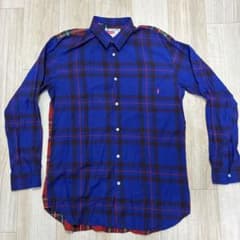 Supreme チェック柄シャツ Xサイズ ギャルソン - メルカリ