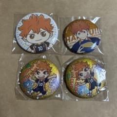 ハイキュー 日向翔陽 缶バッジ 4点 - メルカリ
