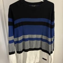 BLACK LABEL CRESTBRIDGE ストライプニット Mのサムネイル
