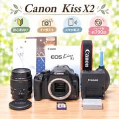 Canon Kiss X2✨極小ショット数✨スマホ転送✨簡単操作✨軽量モデル