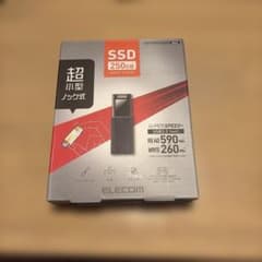 ELECOM 外付けポータブルSSD 250GB ESD-EPK0250GBK - メルカリ