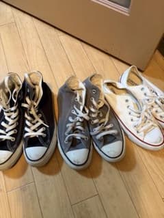 CONVERSE スニーカー 3足セット まとめ売りのサムネイル