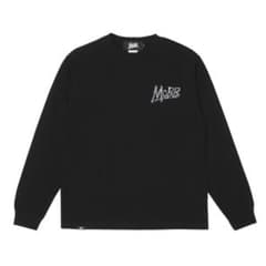 MOBB ラインストーン ロゴ 長袖 カットソー ブラックMサイズのサムネイル
