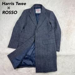 ハリスツイード × アーバンリサーチ ROSSO チェスターコート チェック