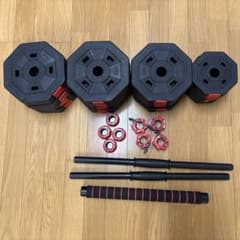 ダンベル 可変式 20×2個セット - メルカリ