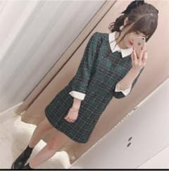 evelyn グリーン ワンピースのサムネイル