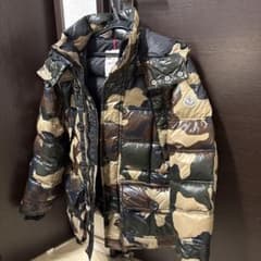 MONCLER 迷彩 ダウンジャケット サイズ00 - メルカリ