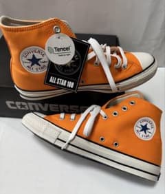 コンバース　オールスター／オレンジ　28センチ　新品　converseのサムネイル
