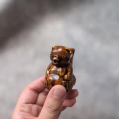 陶器製 狸の笛 縁起物 郷土玩具 昭和レトロ - メルカリ