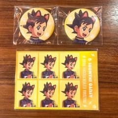 イナズマイレブン イナイレ ナンジャタウン 缶バッジ 証明写真風シール稲森明日人のサムネイル