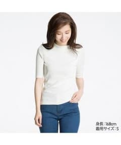 UNIQLO 五分袖 カットソーのサムネイル