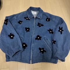 NOMARHYTHM TEXTILE デニムジャケット 花柄刺繍 NOMARHYTHM TEXTILE デニムジャケット 花柄刺繍 - メルカリ