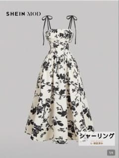 SHEIN MOD キャミワンピース 花柄のサムネイル