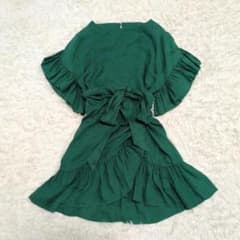 ISABEL MARANT ETOILE ラッフル リネン ワンピース 38 ISABEL MARANT ETOILE ラッフル リネン ワンピース 38 - メルカリ