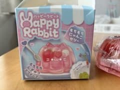 Happy Rabbit もちもちにゃんこゼリー スクイーズ ストラップ付のサムネイル