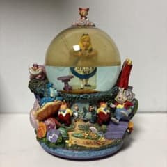 Disney Alice in Wonderland スノードーム オルゴールのサムネイル