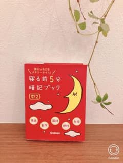 寝る前5分暗記ブック : 頭にしみこむメモリータイム! 中2のサムネイル