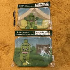 伊藤園 お〜いお茶くん マルチメッシュトート 2種セット　洗濯ネットのサムネイル