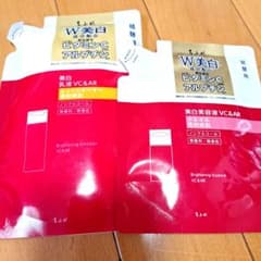 ちふれ W美白成分配合ビタミンCアルブチン 乳液&美容液のサムネイル