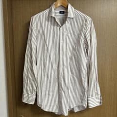 Maker's Shirt KAMAKURAストライプ長袖シャツ ベージュのサムネイル