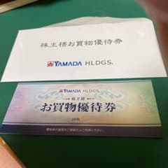 ヤマダ電機株主優待券　5000円分のサムネイル
