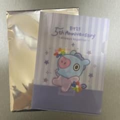 BT21 5주년 기념 아트전 한정 복권 클리어 파일 MANG