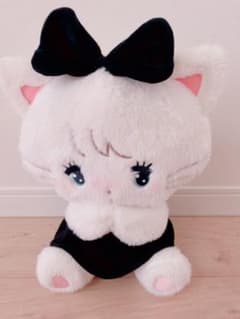 mikko characters BLACK RIBBON BIG ぬいぐるみのサムネイル