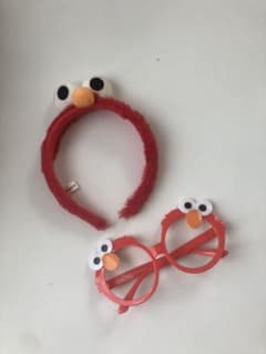 エルモ　カチューシャ　メガネのサムネイル