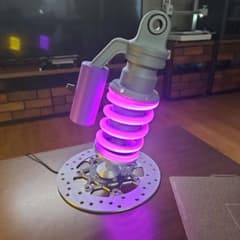 ジャンク品 ショックアブソーバー型ランプ - メルカリ