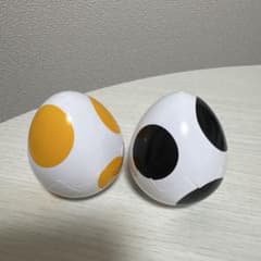 スーパーマリオ ヨッシー たまご カプセル めじるし2種セット オレンジ 黒のサムネイル